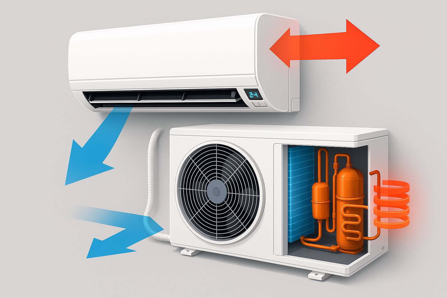 airco met waterpomp